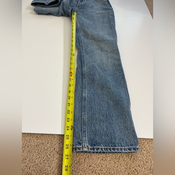 Aritzia Denim Forum Pin Up Super High Straight 28L 23 Blue Jeans - Picture 10 of 10